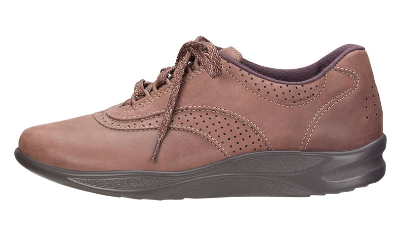 Walk Easy Chocolate Nubuck Right Side View