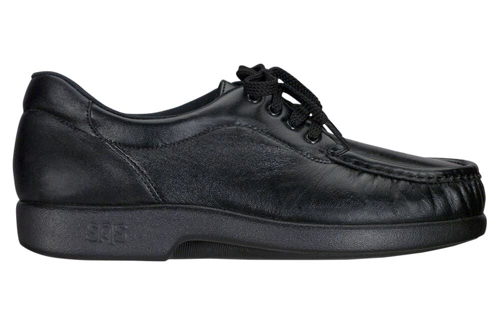 NEW IN BOX SAS Traveler Womens Black Comfort Oxford Shoes 