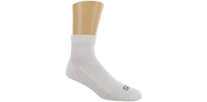 SAS Diabetic QTR Crew Socks - Large