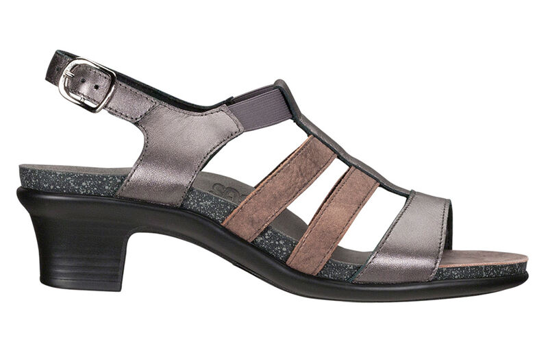 Strappy Sandal with Heel | Allegro | SAS Shoes
