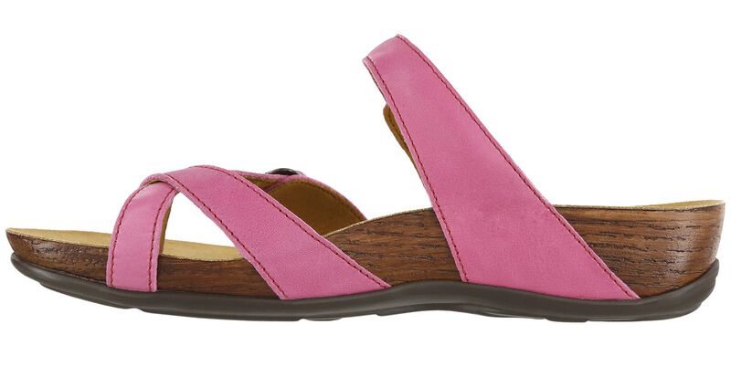 Shelly Toe Loop Slide Sandal - Passion Pink, , large