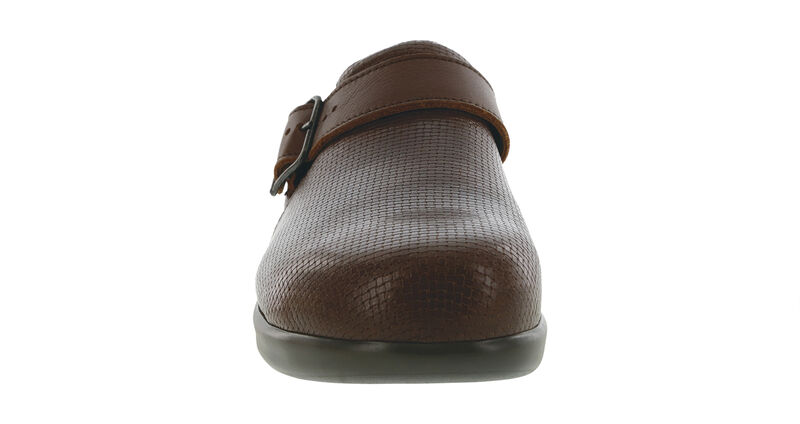 Clog Woven Brown  Front View