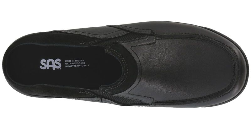 Slip On Black Loafer Top View