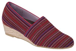 Becky Wedge Slip On - Red
