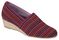 Becky Wedge Slip On, Red, swatch