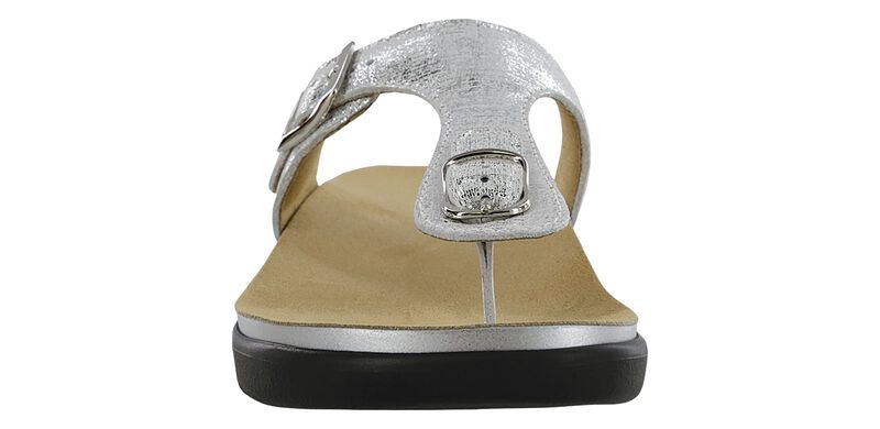 Sanibel Shiny Silver Left Sole View