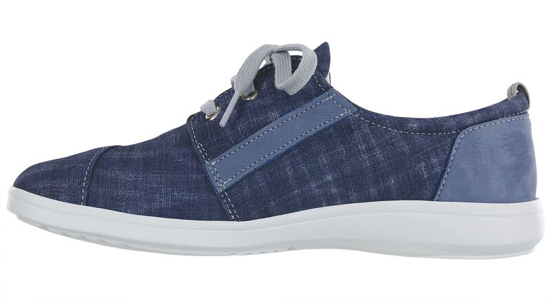 Marnie Blue Jay-Nubuck Right Side View