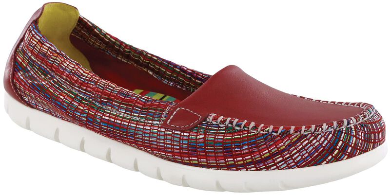 Sunny Slip On Loafer - Red Rainbow, , large