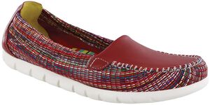 Sunny Slip On Loafer - Red/Rainbow