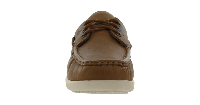 Decksider Lace Up Boat Shoe, Old Sand, large