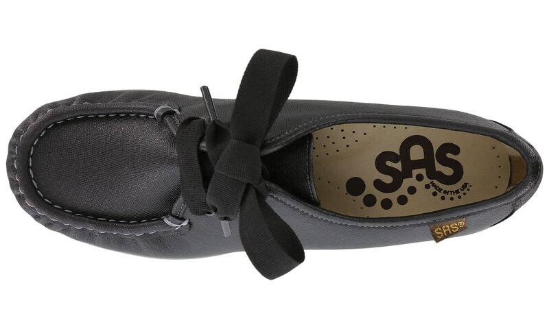 Bounce Lace Up Moc, Raven, large