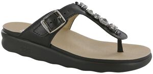 Dazzle T-Strap Slide Sandal