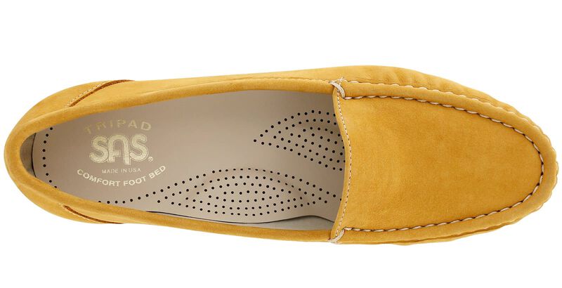 Simplify Nubuck Slip On Loafer - Mustard Nubuck, , large