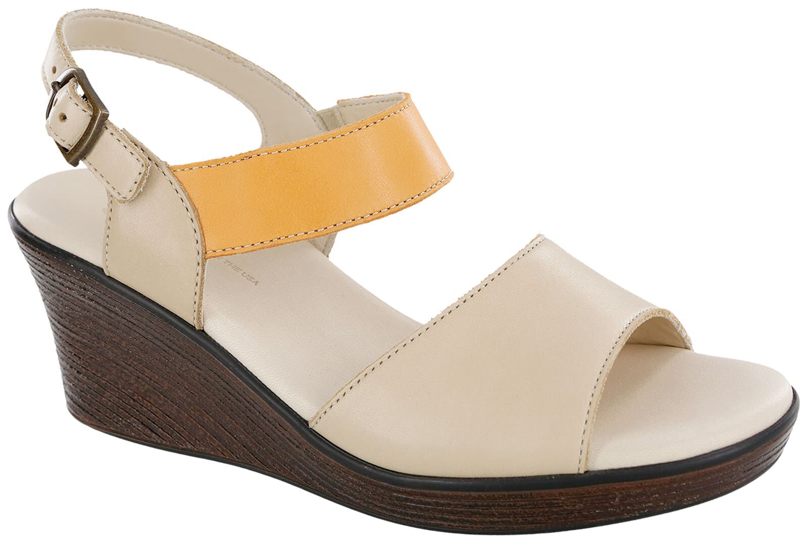 Heather Quarter Strap Wedge Sandal 