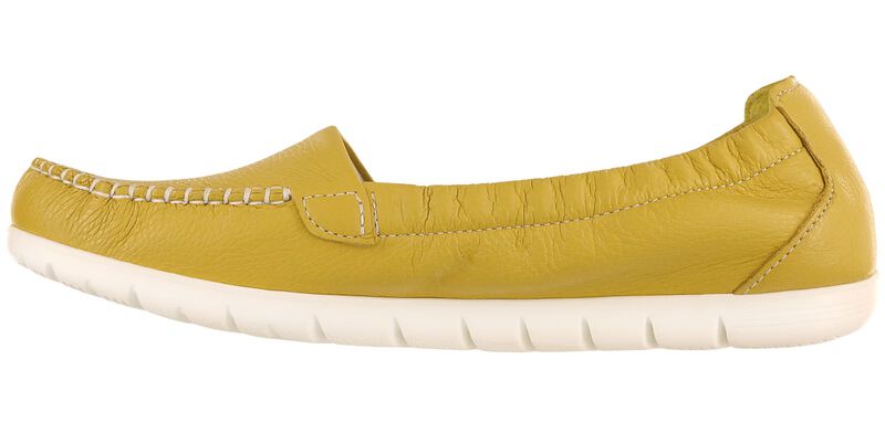 Sunny Slip On Loafer, Canary Yellow, large