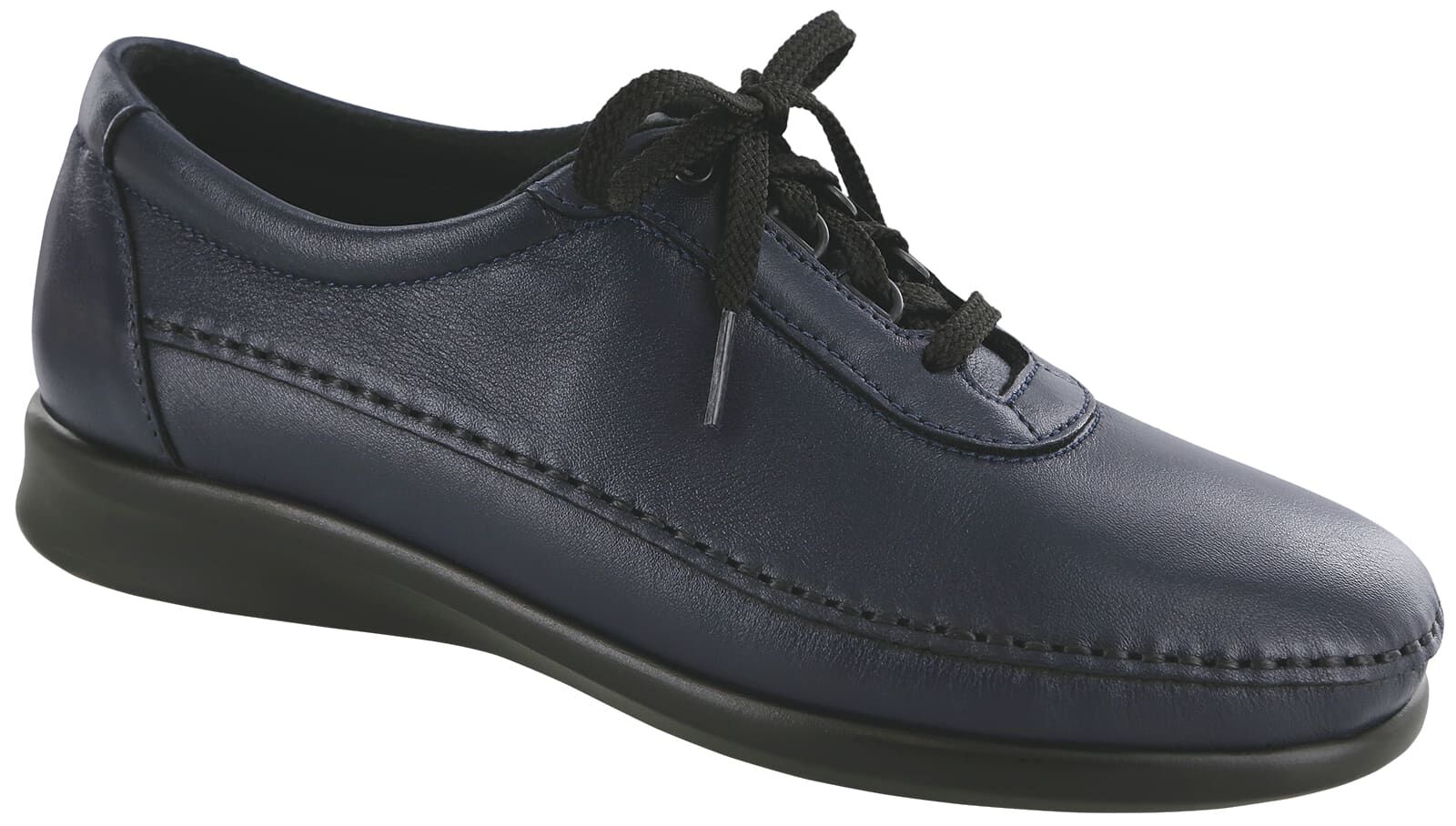 Womens navy online lace up shoes