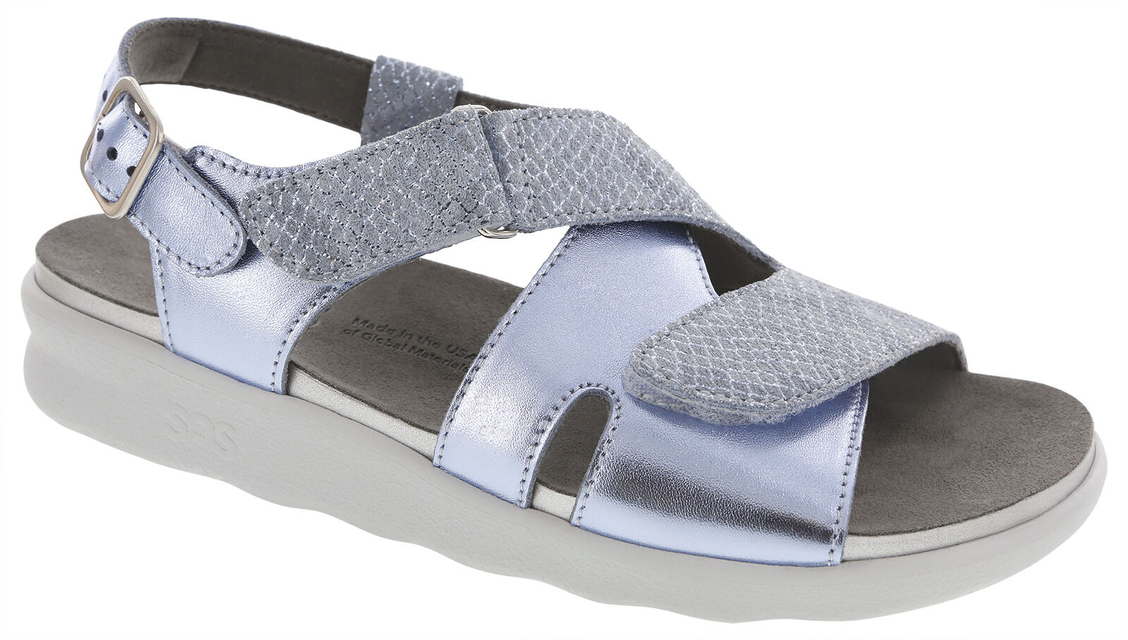 Huggy Cross Strap Sandal | SAS Shoes