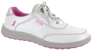 Sporty LTD Lace Up Sneaker - Bianco/Pink
