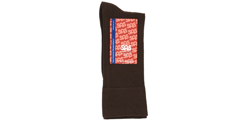 Mayo Comfort Brand Socks Medium Brown Package View