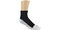 Diabetic QTR Crew Large Black Socks Model View