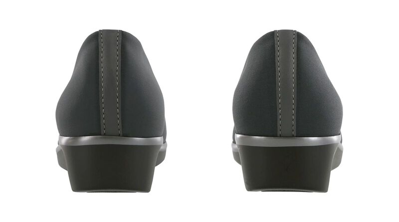 Bliss Slip On Wedge, Gray, large
