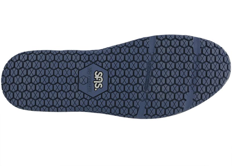 Gretchen Navy-Light Blue Left Sole View