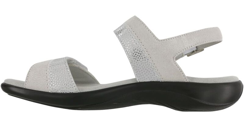 Nudu Heel Strap Sandal - Silver Mist, , large