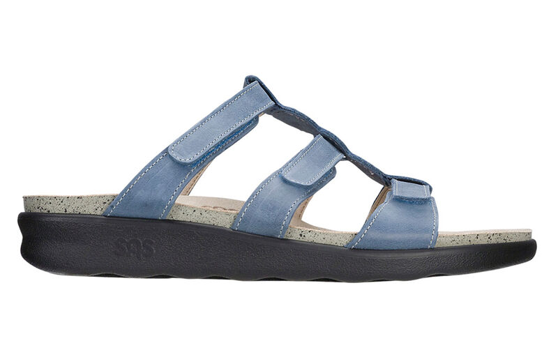 Naples  Slide Sandal, Denim, large