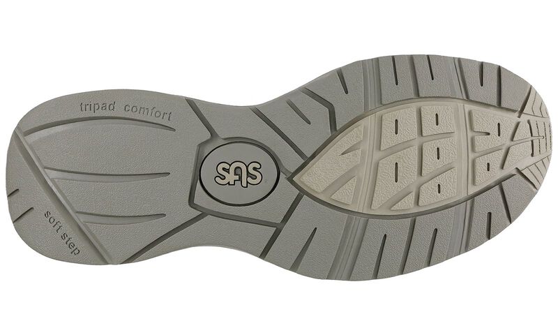 Journey Mesh White-Gray Left Sole View