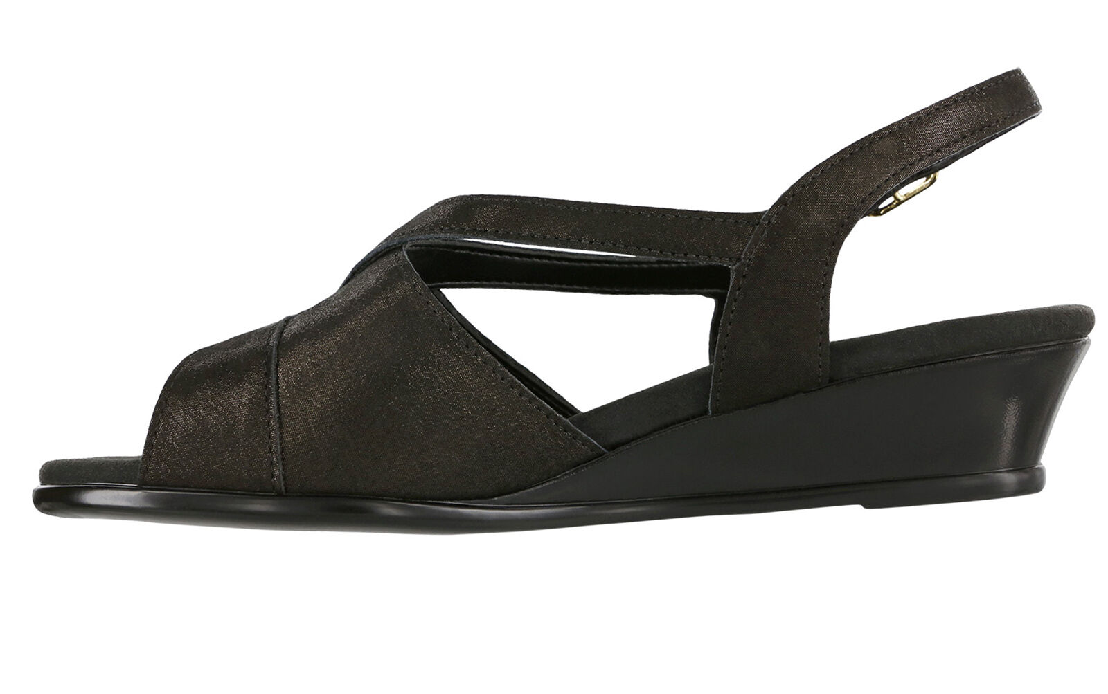 Caress Cross Strap Wedge Sandal