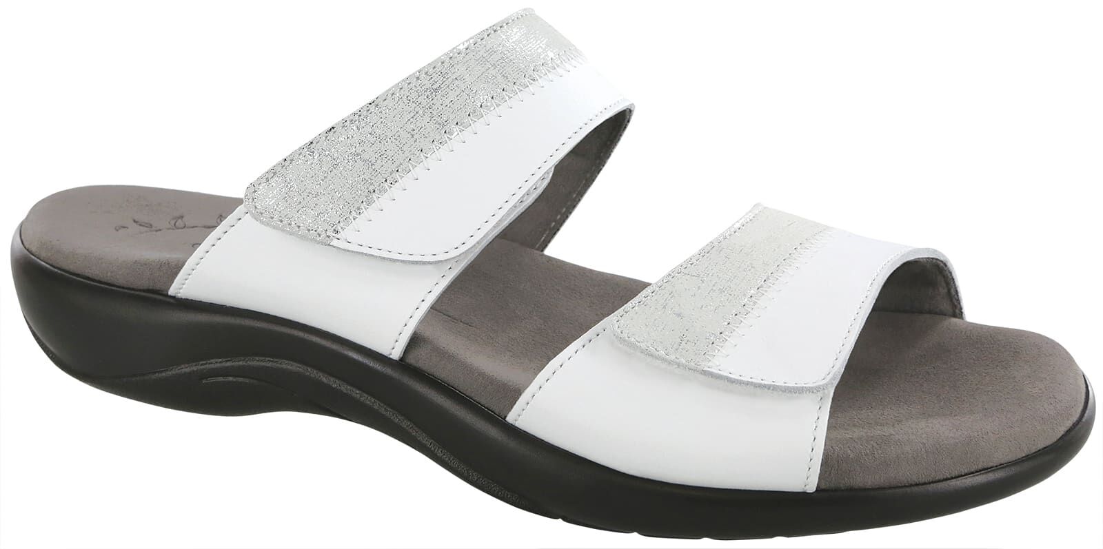sas white sandals