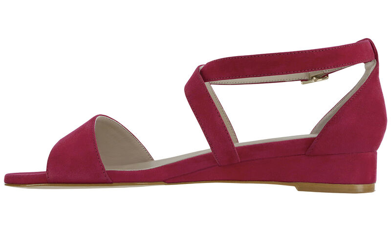 Simone Suede Fuchsia Right Side View