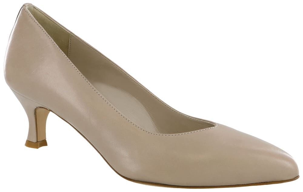 Taupe kitten heels best sale