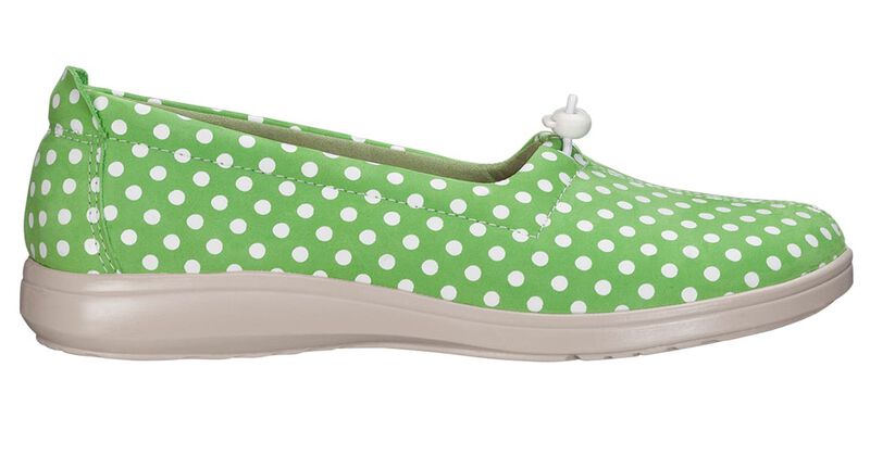 Funk Active Slip On Loafer, Verde Dot, large