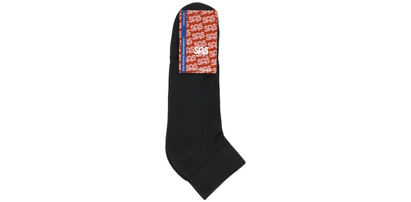 Mayo QTR Crew Socks Black Large Package View