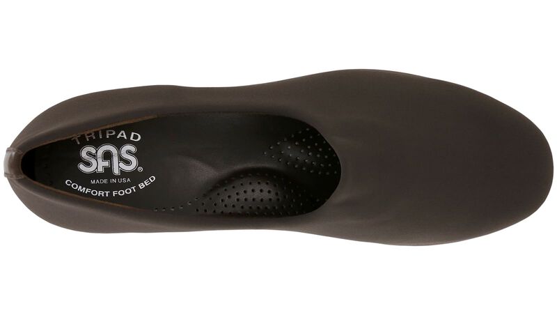 Bliss Slip On Wedge, Brown, large