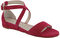Simone Suede Fuchsia Right .75 View