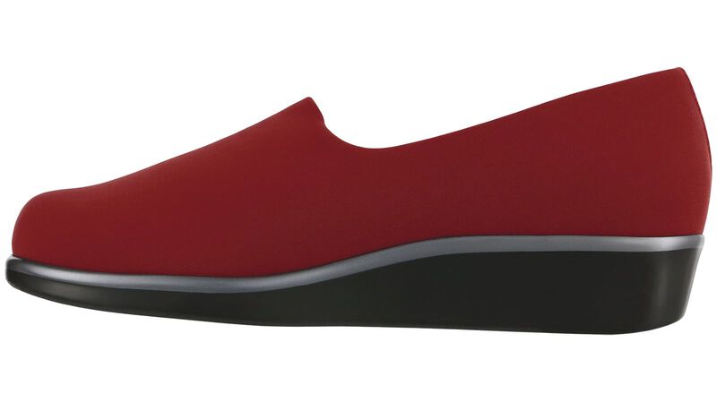 Bliss Slip On Wedge, Red, large