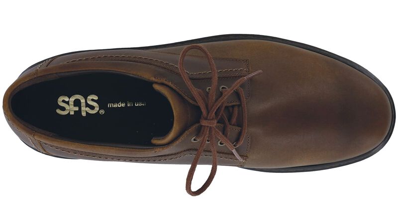 Aden Lace Up Oxford, Brown, large