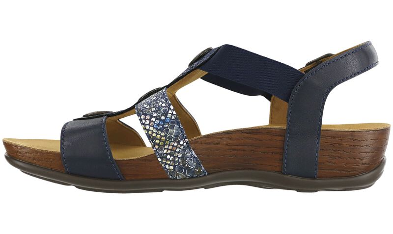 Clover Navy Multi Right Side View