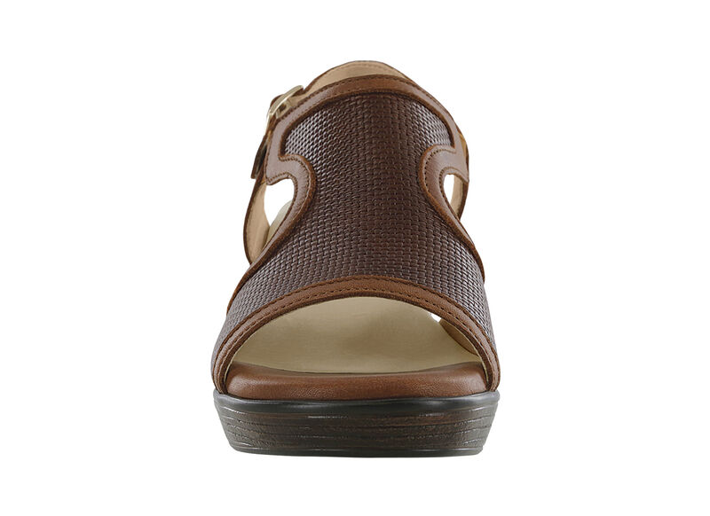 Rosa Woven Brown Right Front View