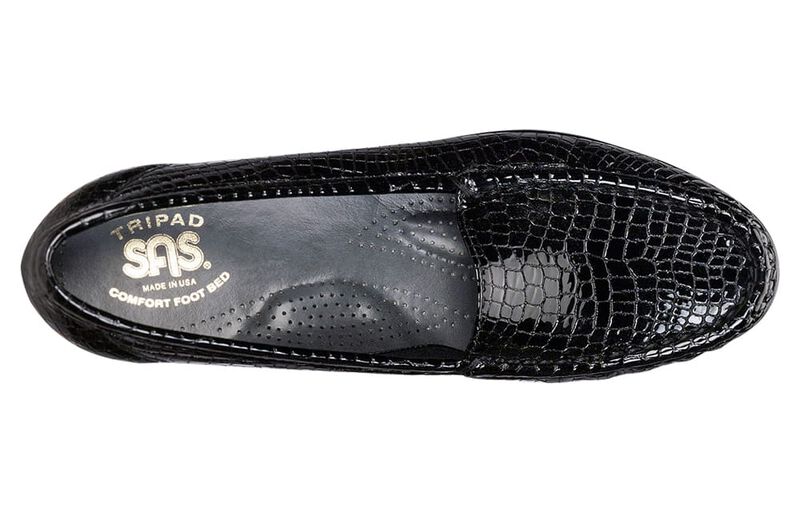 Simplify Black Croc Left Top View