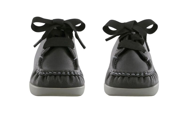 Bounce Lace Up Moc, Raven, large