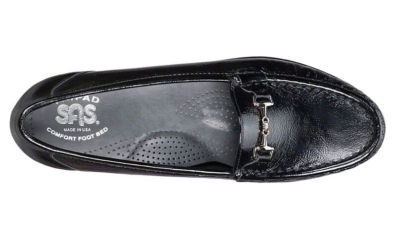 Metro Black Patent Left Top View