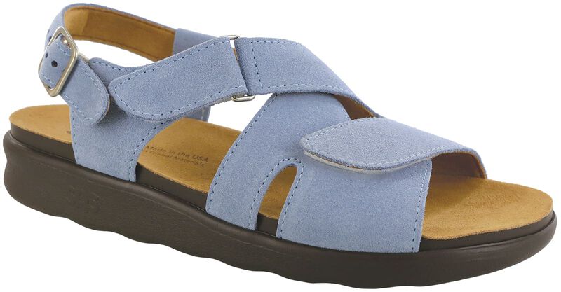 Huggy Cross Strap Sandal, , large