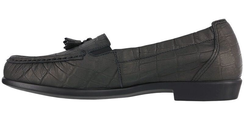 Hope Slip On Loafer - Black Croc, Black Croc, large