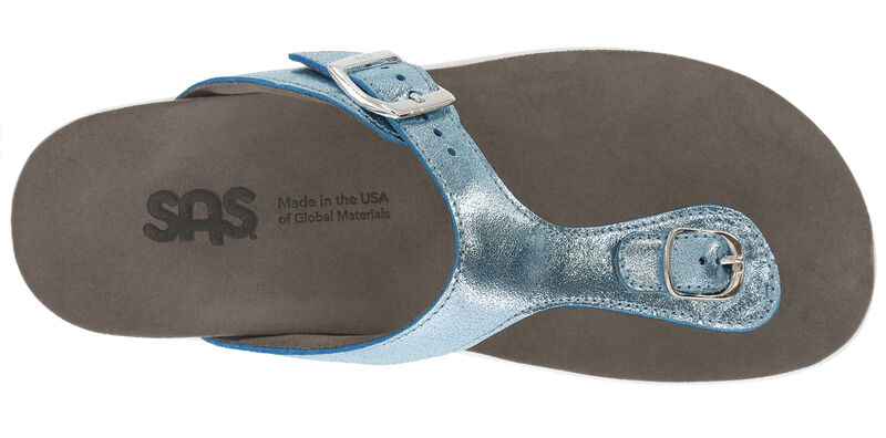Sanibel LTD Heel Strap Slide Sandal Baltic Top View