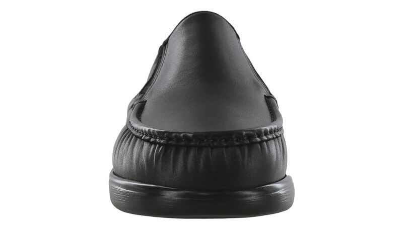 Side Gore Black Smooth Right Front View