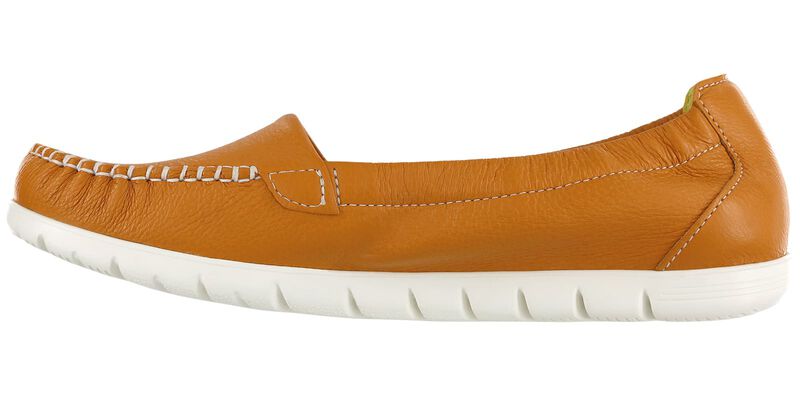 Sunny Slip On Loafer, Tangerine Orange, large
