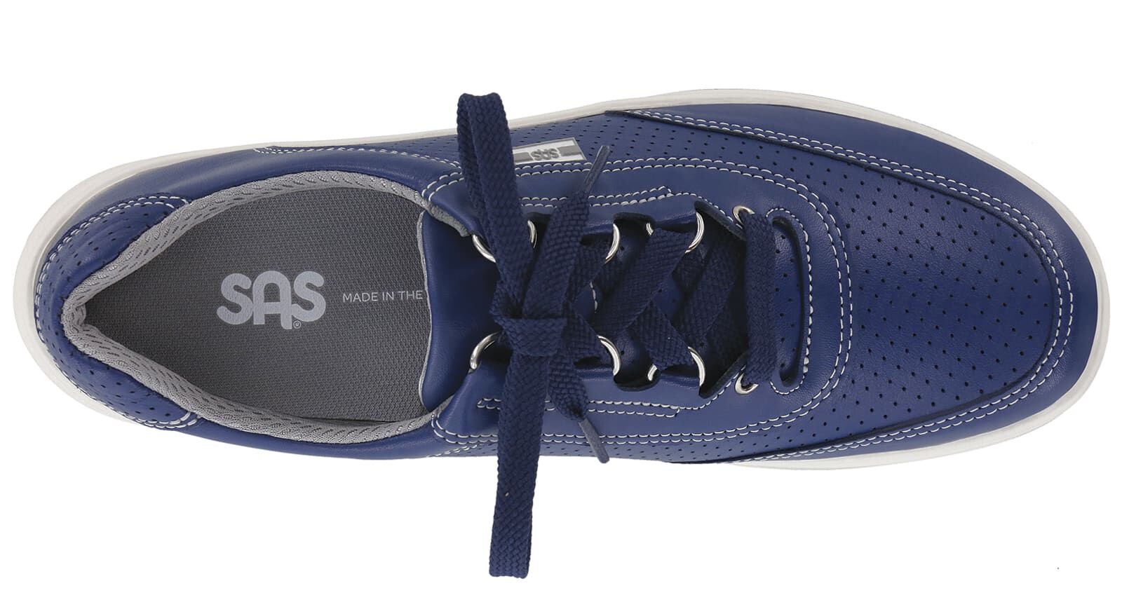 SAS Women s Sporty Lux Blue Perf 5 Medium